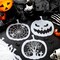 25 Pieces 7.9 Inch Halloween Pumpkin Stencils Reusable Pumpkin